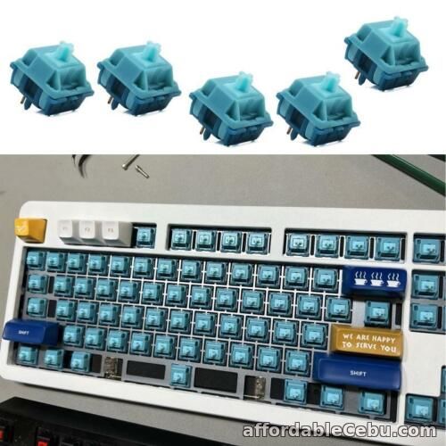 1st picture of 5Pieces poseidon Smooth Linear Mechanical Keyboard Switches 58g 5Pin Gold Spring For Sale in Cebu, Philippines