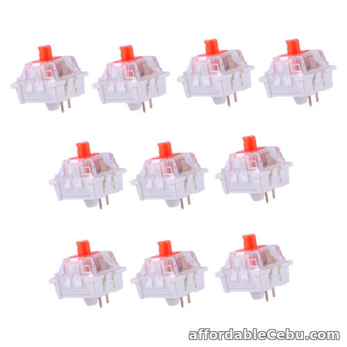 1st picture of 10Pcs Plastic Switch Fit for Cherry MX RGB Series 3Pin Mechanical Keyboard jd For Sale in Cebu, Philippines