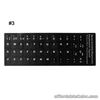 Keyboard Stickers Button Letters Alphabet Super Durable for PC Multi Language