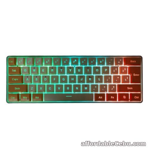 1st picture of (Orange Beige) Mechanical Keyboard FN Hotkey For Wired Suspended High And For Sale in Cebu, Philippines