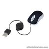 Wired Compact Telescopic Cord Computer Notebook Usb Small Skull Optical Mouse