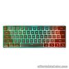 (Orange Beige) Mechanical Keyboard FN Hotkey For Wired Suspended High And