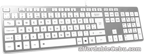 1st picture of B.FRIENDIT Slim USB Wired Keyboard, Soft Touch and Quiet Key for PC, Laptop and For Sale in Cebu, Philippines