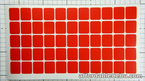 1st picture of 50 x Red Blank Keyboard Stickers Computer Laptop PC Nontransparent Vinyl For Sale in Cebu, Philippines