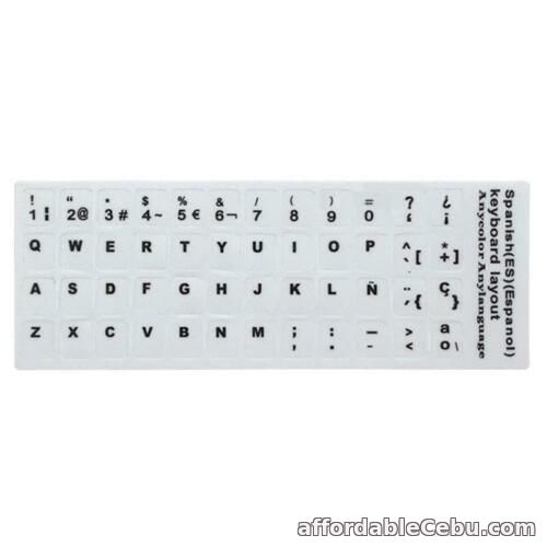 1st picture of Computer Keyboard Sticker Spanish Language Keypad Decal Protective Film For Sale in Cebu, Philippines