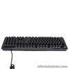 (black)Mechanical Keyboard RGB Backlight USB Wired 104 Keys Mechanical Gaming