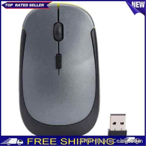 1st picture of 2.4GHz Wireless Optical 4 Button Mouse with USB Receiver Mice for Gaming Laptop For Sale in Cebu, Philippines