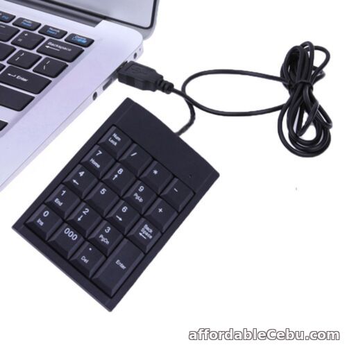 1st picture of 1pc Wired Adapter Notebook USB Number Keyboard Keypad Keyboard Numeric Keypad For Sale in Cebu, Philippines