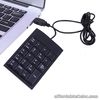 1pc Wired Adapter Notebook USB Number Keyboard Keypad Keyboard Numeric Keypad