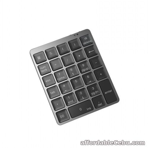 1st picture of Numeric Keypad Wireless Digital Keyboard BT AluminiumAlloy With Two USB 2.0Ports For Sale in Cebu, Philippines
