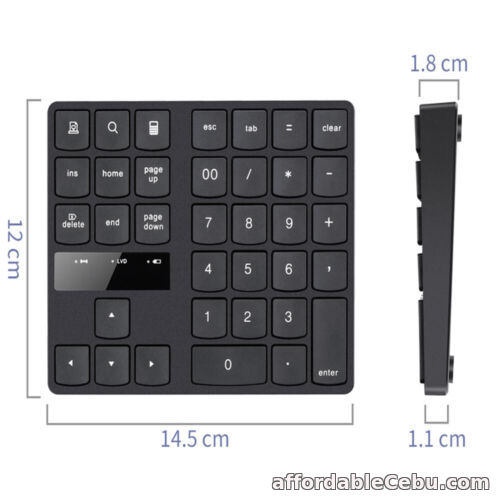 1st picture of 2.4g Wireless Digital Keyboard Charging 35 Keys Number Keypad Rechargeable For Sale in Cebu, Philippines