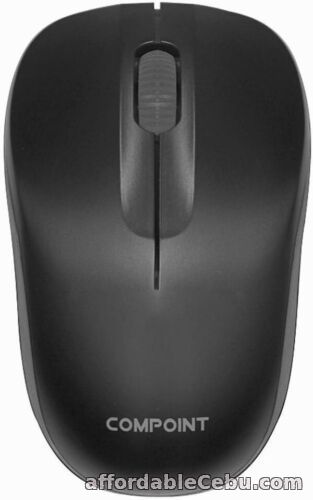 1st picture of Compoint - CP-M161W-B-B - Wireless Optical Mouse, Black For Sale in Cebu, Philippines