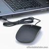 Wired USB Optical Mouse For Pc Laptop Computer Scroll Wheel Black Mice