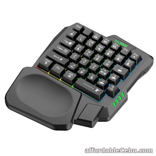 1st picture of USB Keyboard One-handed Wired 35 Keys Luminous Gaming Keyboards For Tablet For Sale in Cebu, Philippines