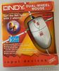 Vintage Cable  Mouse Dual Wheel Lindy New Sealed Original Packaging