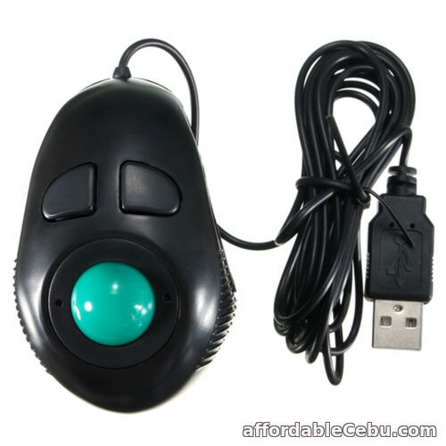 1st picture of Finger Handhold 4DB Mini Trackball Mouse Wired Mice Portable Thumb Control For Sale in Cebu, Philippines