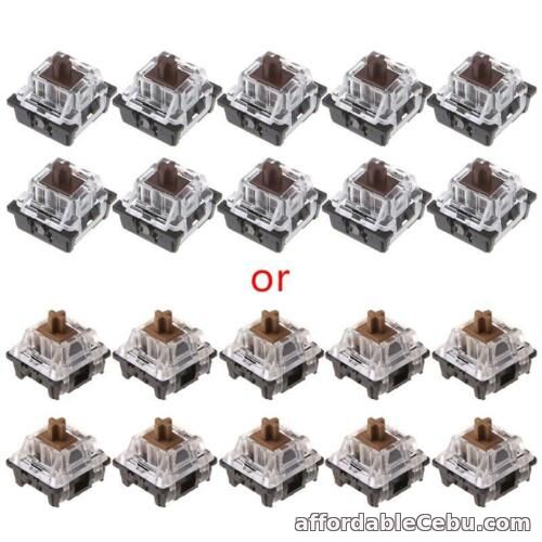 1st picture of 10Pcs 3 Pin KeyCaps Brown Mechanical Keyboard Switch for Cherry MX Keyboard For Sale in Cebu, Philippines