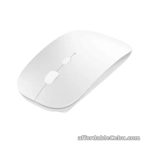 1st picture of ANG A100 - 2.4Ghz Wireless Mouse in White, Slim Design, Rechargeable For Sale in Cebu, Philippines