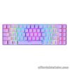 68 for  Mechanical Keyboard RGB Backlight USB Wired Game Keyboard 18 Kinds LE
