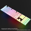 104Keys OEM Profile  PBT Backlit Keycaps Suit for RGB Mechanical Keyboard