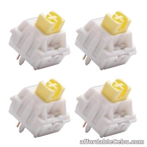 1st picture of JWICK Ginger Milk Linear Switch Dustproof Mechanical Keyboard Switches 4/10PCS For Sale in Cebu, Philippines