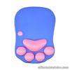 Cat Paw Pattern Silicone Gel Mouse Mat Soft Wrist Pad Wrist Rests Wrist Cushi S~