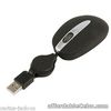 NEW OPTICAL WIRED USB MINI 3 BUTTON SCROLL BLACK MOUSE