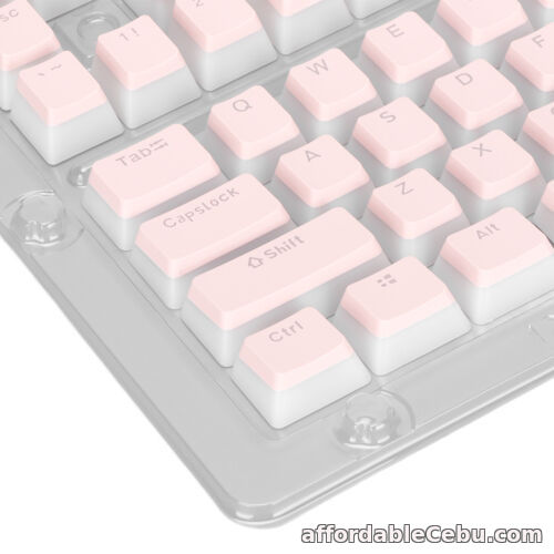 1st picture of (Pink) Keycaps 129 Keys Pudding Transparent PBT IY Keyboard Keycaps For Sale in Cebu, Philippines