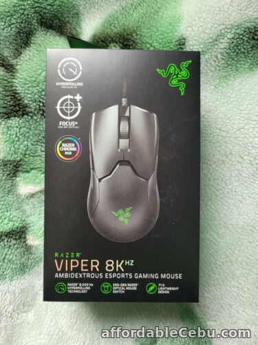 1st picture of Brand New Razer Viper 8kHz - Ambidextrous E-Sports Gaming Mouse (1) For Sale in Cebu, Philippines