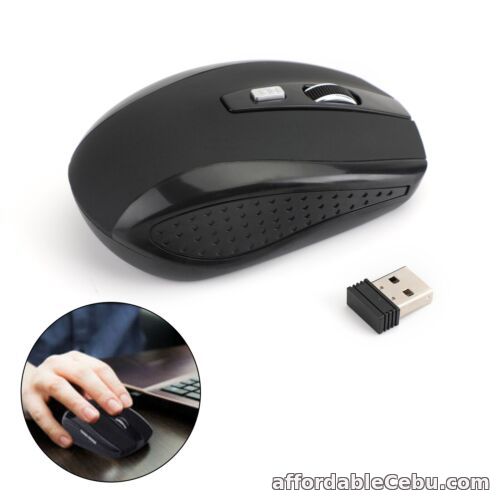 1st picture of 2.4GHz Wireless DPI Cordless Optical Mouse Mice USB Receiver For PC Laptop Blk Q For Sale in Cebu, Philippines