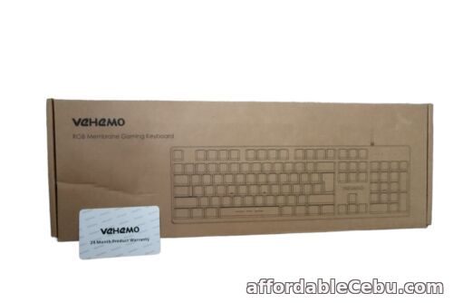 1st picture of Vehemo RGB Membrane Gaming Keyboard For Sale in Cebu, Philippines