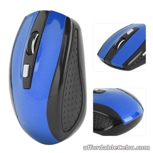 1st picture of (blue)2.4G Office Mouse 1600DPI Mobile Optical Cordless Mouse 6 Buttons For For Sale in Cebu, Philippines