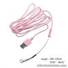 1.8m USB Mouse Cable Replacement Repair Accessory for Razer Basilisk Wired Mouse