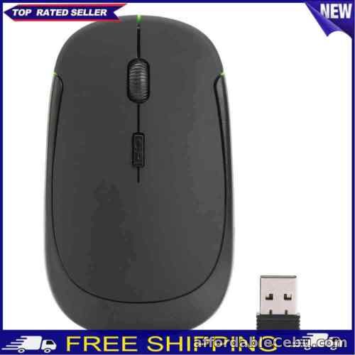 1st picture of 1600DPI USB Optical 2.4G Wireless Computer Mouse Receiver Slim Mouse for Laptop For Sale in Cebu, Philippines