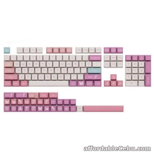 1st picture of 108 Keys Floral Game Keycaps PBT 5 Sides Dye Sublimation Keycap Cherry Profile For Sale in Cebu, Philippines