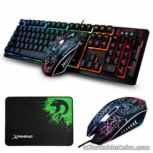 1st picture of PSFY Model K-13 Wired USB RGB Gaming Keyboard And Mouse, with Mouse Mat. For Sale in Cebu, Philippines