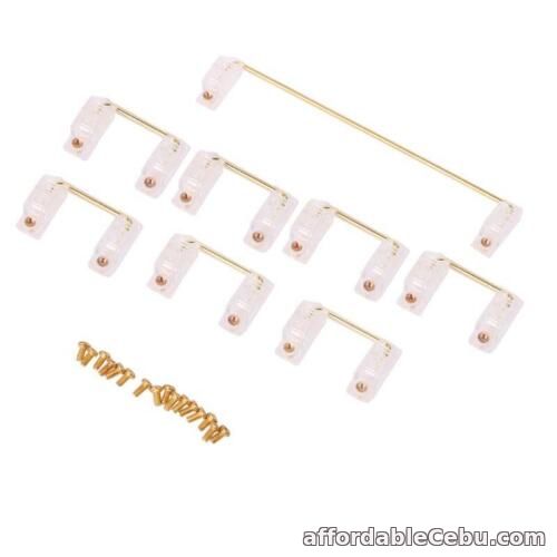 1st picture of Clear Gold Plated PCB Mounted Screw-in PCB Stabilizers Satellite Axis 6.25u 2u F For Sale in Cebu, Philippines