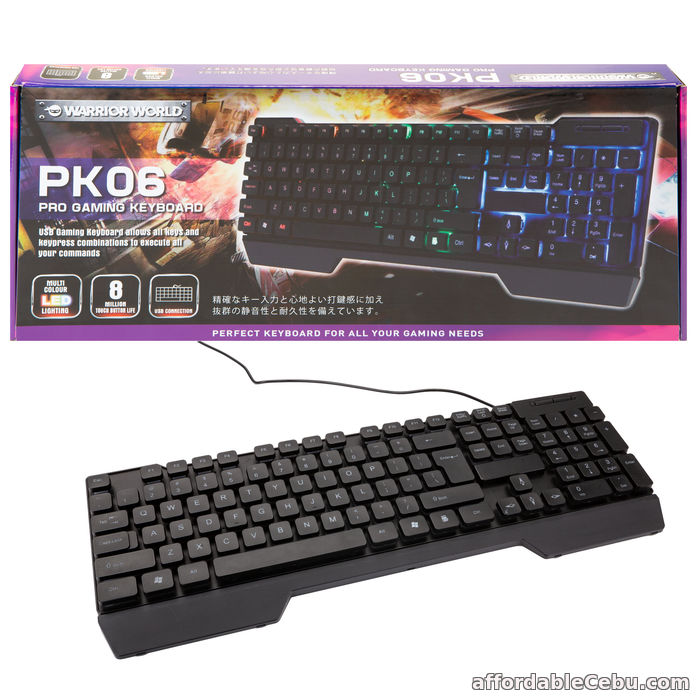 1st picture of Pro Gaming Keyboard In Colour Box For Sale in Cebu, Philippines