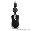 Optical Mini Retractable Mouse Portable Mini USB Wired Mouse Ergonomics Mice