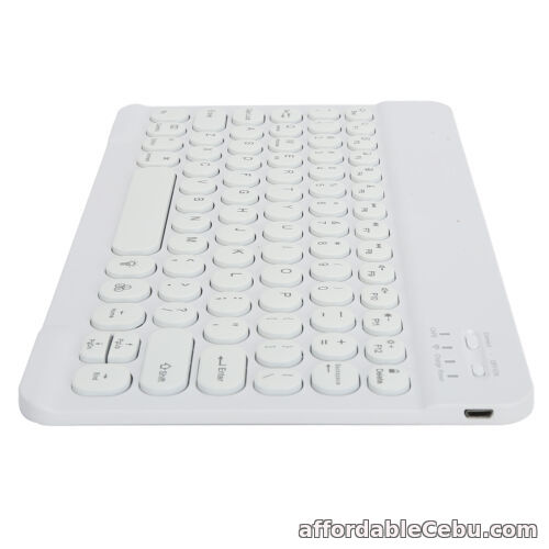 1st picture of Wireless Keyboard 10inch RGB Backlit Portable Round Cap Keyboard For Tablet P For Sale in Cebu, Philippines