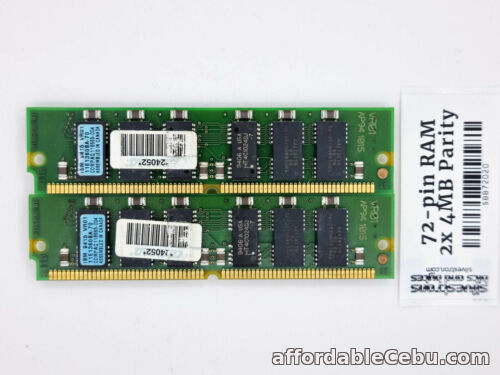 1st picture of 8MB Kit FPM 72-pin 70ns Parity - Compaq 118665-004 For Sale in Cebu, Philippines