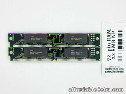 1st picture of 16MB Kit EDO 72-pin 60ns Non-Parity For Sale in Cebu, Philippines