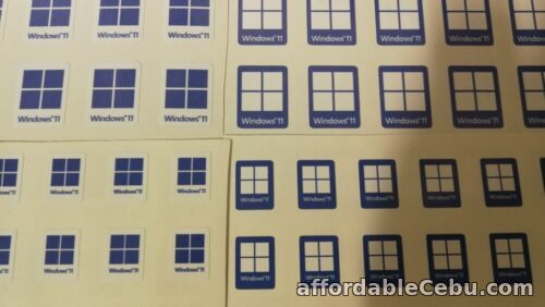 1st picture of 200 windows 11 computer vinyl stickers for laptop pc For Sale in Cebu, Philippines