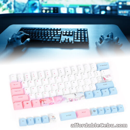 1st picture of 73PCs Sublimation Keycaps PBT Mechanical Keyboard Five-Faced Dyed Anime Style TG For Sale in Cebu, Philippines