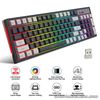 Wireless Gaming Keyboard Rainbow LED Backlit USB Illuminated for PC Laptop Xbox