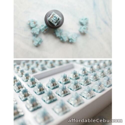 1st picture of 5pcs/pack TTC Bluish White Switch Linear Switches For Mechanical keyboard Switch For Sale in Cebu, Philippines