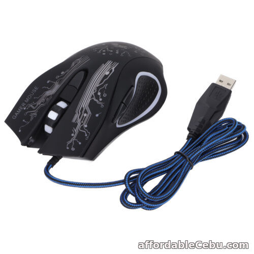 1st picture of Wired Mouse 3000 DPI 6 Programmable Buttons Multi Color Lighting Ergonomic Ga For Sale in Cebu, Philippines