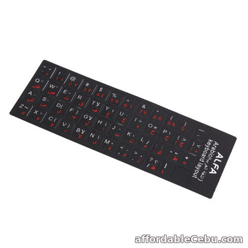 1st picture of Arabic Keyboard Stickers Letter Waterproof Frosted No Reflexio VdsAMP Za For Sale in Cebu, Philippines