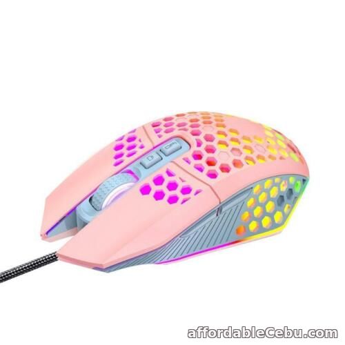 1st picture of Lightweight Gaming Mouse USB Wired Honeycomb Hollow RGB 8000DPI Optical Sensor For Sale in Cebu, Philippines