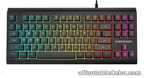 1st picture of Lumsburry Rainbow LED Backlit 88 Keys Gaming KeyboardUK Layout, Compact Keyboard For Sale in Cebu, Philippines